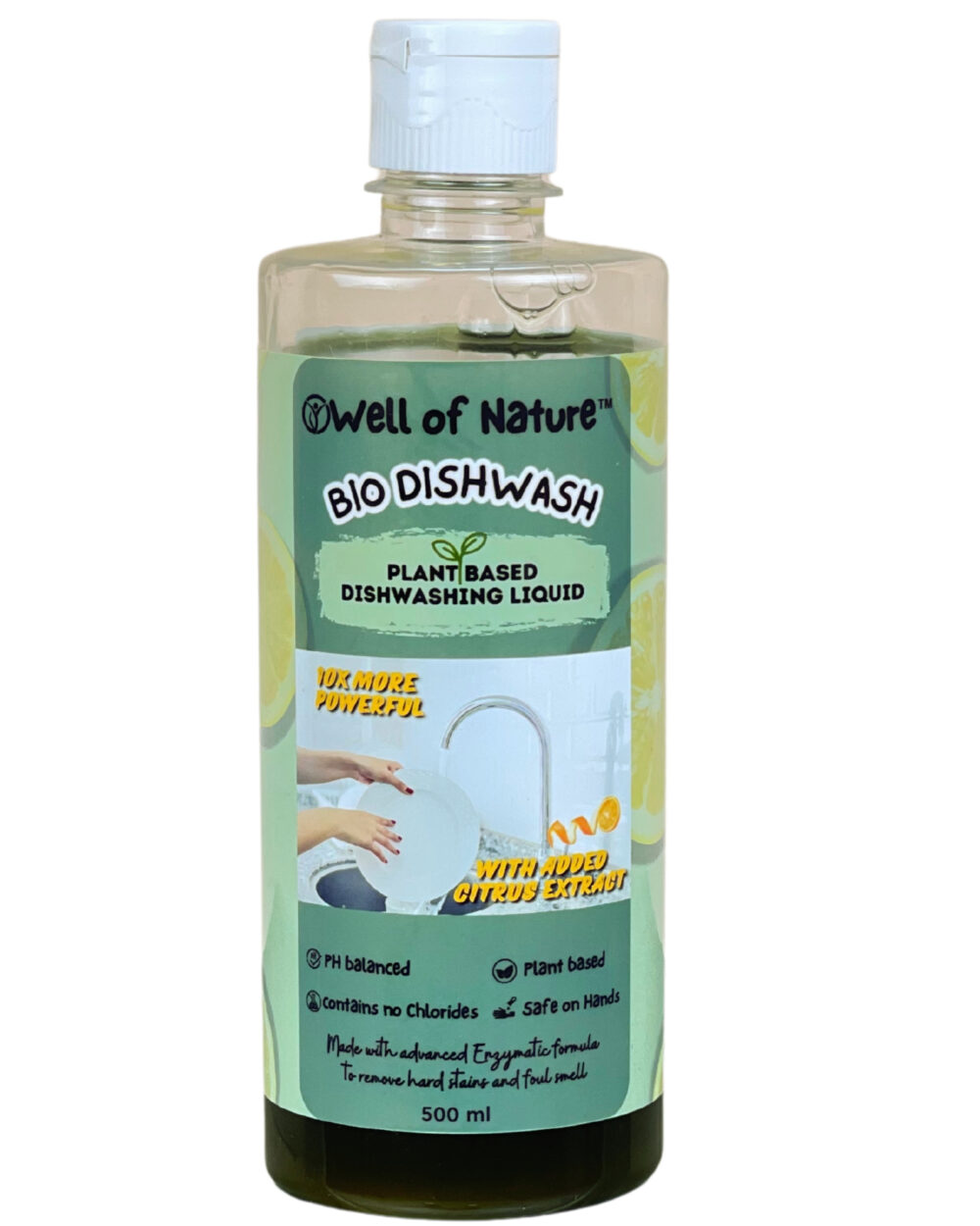 Well of Nature Bio Dishwash Liquid – Eco-friendly dishwashing solution made from advance enzymatic plant-based ingredients