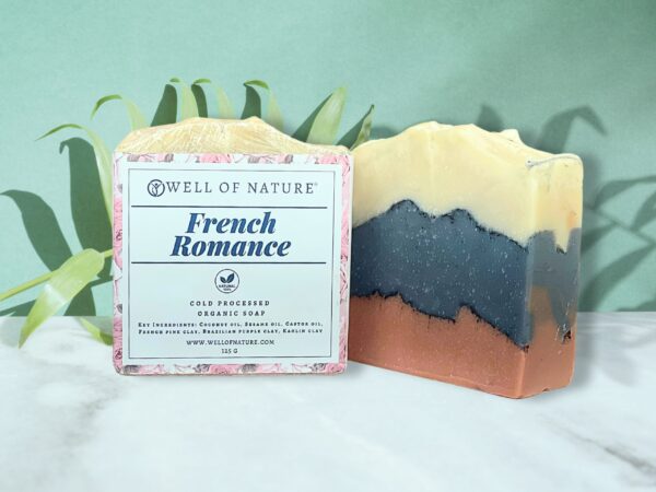 FRENCH ROMANCE ORGANIC PREMIUM ARTISAN SOAP 125 G - Image 2