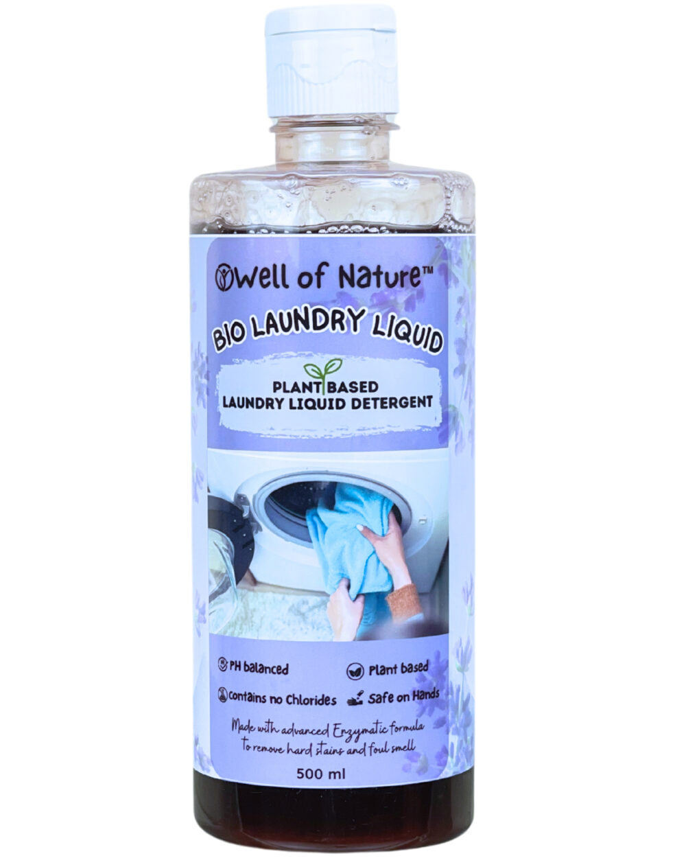 Well of Nature Bio Laundry Liquid – Eco-Friendly, Bio Enzyme-Based Natural Laundry Detergent for Powerful Stain Removal and Gentle Fabric Care